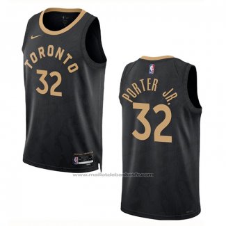 Maillot Toronto Raptors Otto Porter JR. #32 Ville 2022-23 Noir