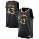 Maillot Toronto Raptors Pascal Siakam #43 Ville 2022-23 Noir