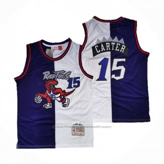 Maillot Toronto Raptors Vince Carter #15 Split Edition Volet Blanc