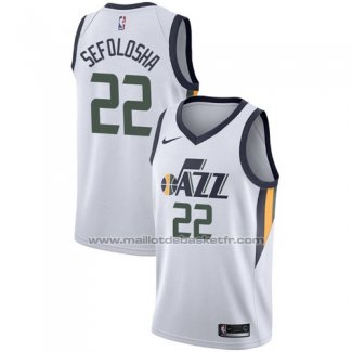 Maillot Utah Jazz Thabo Sefolosha #22 Association 2017-18 Blanc