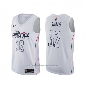 Maillot Washington Wizards Jeff Vert #32 Ville Blanc