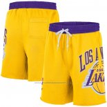 Short Los Angeles Lakers Big Logo Just Don Jaune