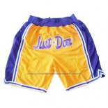 Short Los Angeles Lakers Just Don Jaune