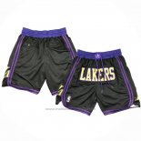 Short Los Angeles Lakers Ville Just Don 2023-24 Noir