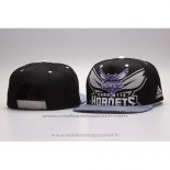 Casquette Charlotte Hornets Snapback Noir