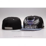 Casquette Charlotte Hornets Snapback Noir