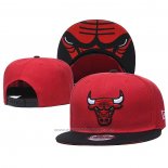 Casquette Chicago Bulls Noir Rouge