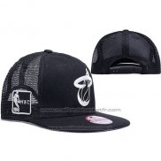 Casquette Miami Heat Snapback Noir Blanc