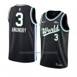 Maillot 2019 Rising Star Og Anunoby #3 World Noir