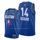 Maillot All Star 2020 New Orleans Pelicans Brandon Ingram #14 Bleu