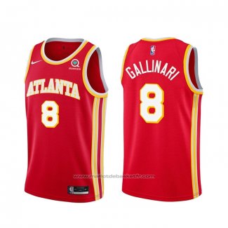 Maillot Atlanta Hawks Danilo Gallinari #8 Icon 2020-21 Rouge