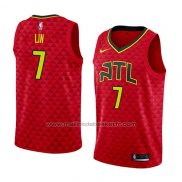 Maillot Atlanta Hawks Jeremy Lin #7 Statement 2018-19 Rouge