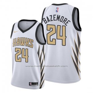 Maillot Atlanta Hawks Kent Bazemore #24 Ville Edition Blanc