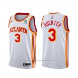 Maillot Atlanta Hawks Kevin Huerter #3 Association 2020-21 Blanc