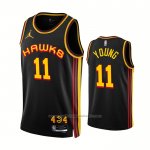 Maillot Atlanta Hawks Trae Young #11 Statement 2022-23 Noir