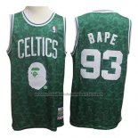 Maillot Boston Celtics Bape #93 Hardwood Classic Vert
