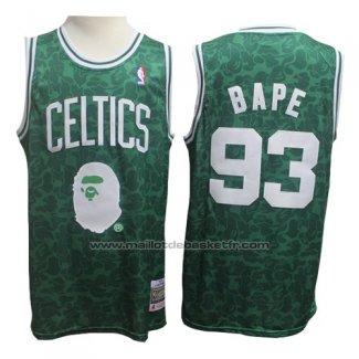 Maillot Boston Celtics Bape #93 Hardwood Classic Vert