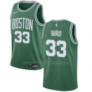 Maillot Boston Celtics Bird #33 Ville 2017-18 Vert