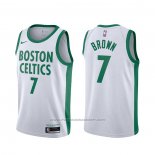 Maillot Boston Celtics Jaylen Brown #7 Ville 2020-21 Blanc