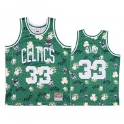 Maillot Boston Celtics Larry Bird #33 Hardwood Classics Vert