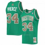 Maillot Boston Celtics Paul Pierce #34 Mitchell & Ness 2007-08 Vert