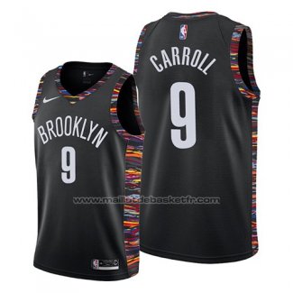 Maillot Brooklyn Nets Demarre Carroll #9 Ville 2019 Noir