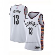 Maillot Brooklyn Nets James Hardenl #13 Ville 2020 Blanc