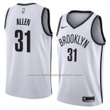 Maillot Brooklyn Nets Jarrett Allen #31 Association 2018 Blanc