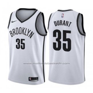 Maillot Brooklyn Nets Kevin Durant #35 Association 2019-20 Blanc