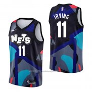 Maillot Brooklyn Nets Kyrie Irving #11 Ville 2023-24 Noir