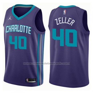 Maillot Charlotte Hornets Cody Zeller #40 Statement 2017-18 Volet