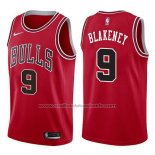 Maillot Chicago Bulls Antonio Blakeney #9 Icon 2017-18 Rouge