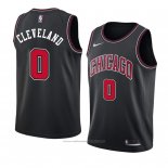 Maillot Chicago Bulls Antonius Cleveland #0 Statement 2018 Noir