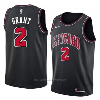 Maillot Chicago Bulls Jerian Grant #2 Statement 2018 Noir