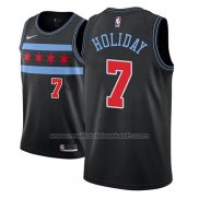 Maillot Chicago Bulls Justin Holiday #7 Ville 2018-19 Noir