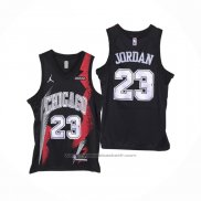 Maillot Chicago Bulls Michael Jordan #23 Fashion Royalty Noir