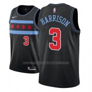 Maillot Chicago Bulls Shaquille Harrison #3 Ville 2018-19 Noir