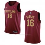 Maillot Cleveland Cavaliers Cedi Osman #16 Icon 2022-23 Rouge
