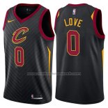 Maillot Cleveland Cavaliers Kevin Love #0 Statement 2017-18 Noir