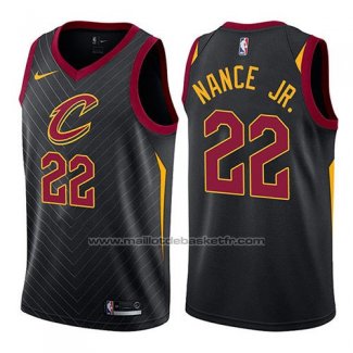 Maillot Cleveland Cavaliers Larry Nance Jr. #22 Statement 2017-18 Noir