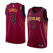 Maillot Cleveland Cavaliers Marquese Chriss #3 Icon 2018 Rouge