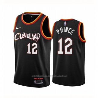 Maillot Cleveland Cavaliers Taurean Prince #12 Ville 2020-21 Noir