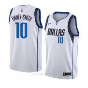 Maillot Dallas Mavericks Dorian Finney-Smith #10 Association 2018-19 Blanc