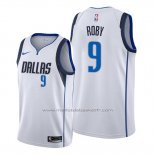 Maillot Dallas Mavericks Isaiah Roby #9 Association Blanc