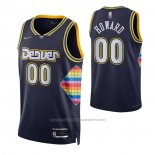 Maillot Denver Nuggets Markus Howard #00 Ville 2021-22 Bleu