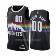 Maillot Denver Nuggets Personnalise Ville Noir