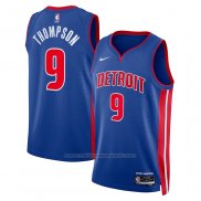 Maillot Detroit Pistons Ausar Thompson #9 Icon Bleu