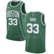 Maillot Enfant Boston Celtics Larry Bird #33 Ville 2018 Vert