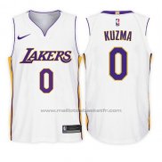 Maillot Enfant Los Angeles Lakers Kyle Kuzma #0 Association 2017-18 Blanc