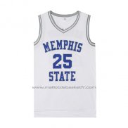 Maillot Film Memphis Hardaway #25 Blanc